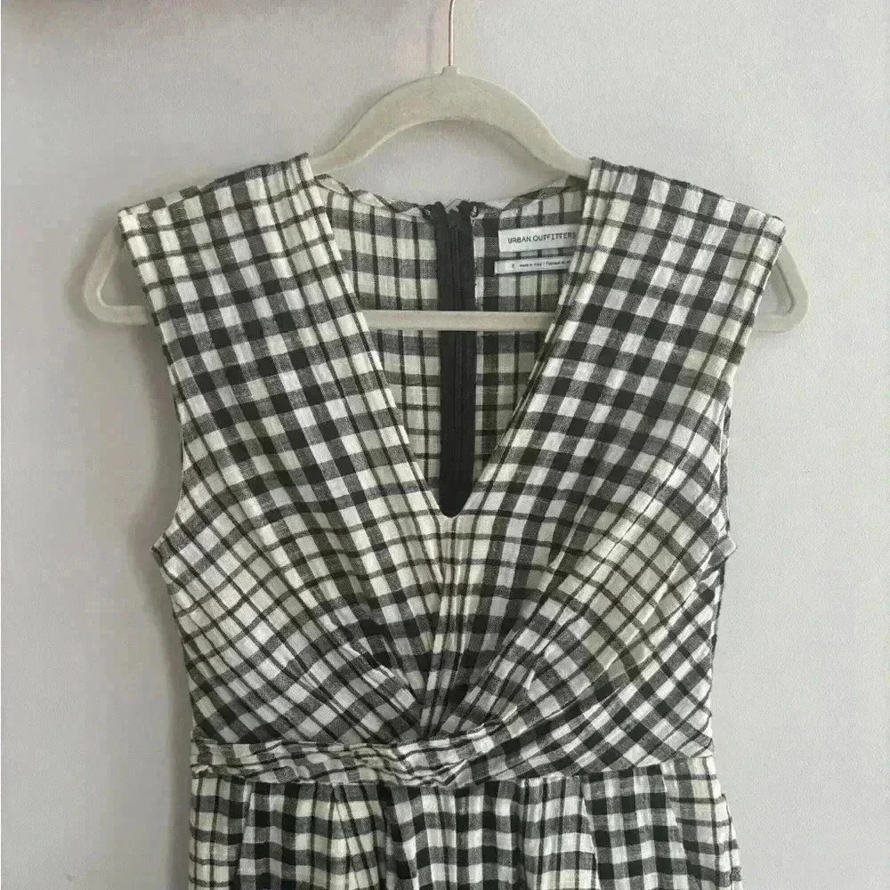 Urban Outfitters Plaid Jumpsuit